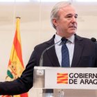 El presidente del Gobierno de Aragón, Jorge Azcón.