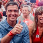 Pedro Sánchez y Begoña Gómez