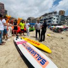 Simulacro de rescate en Cala Finestrat