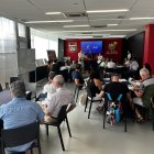 Reunión de “Necesidades y Estrategias en las Instalaciones
Deportivas de la Provincia de Alicante” realizada esta mañana en el Estadi Olímpic Camilo.