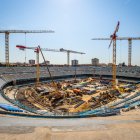 Las obras del Camp Nou.