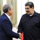 José Luis Rodríguez Zapatero con Nicolás Maduro.