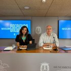 Los portavoces del Ayuntamiento de Alicante, Ana Poquet y Manuel Villa