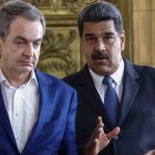 Zapatero con su amigo Maduro