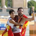 María Pérez y Álvaro Martín, medallistas en 20 kms marcha