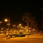 Playa de la Malvarrosa de noche