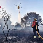 Incendio entre los terminos de Benidorm y La Nucía