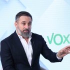 El líder de Vox, Santiago Abascal