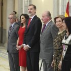 Los Reyes y los Eméritos, en una imagen de 2019.