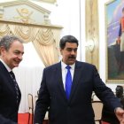 José Luis Rodríguez Zapatero y Nicolás Maduro, en 2020