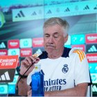 Carlo Ancelotti, en rueda de prensa.