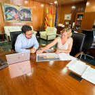 Reunión de la alcaldesa con el director general de Costas, Puertos y Aeropuertos