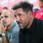 El Cholo Simeone, en un partido del Atlético.