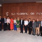 Momento de la visita de la Delegación China a Finestrat