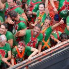 Mazón en la Tomatina de Buñol