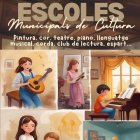 Cartel anunciador de las escuelas municipales de cultura