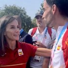 La Reina Letizia con Álvaro Martín en París 2024.