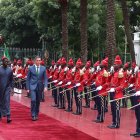 El presidente Pedro Sánchez en Senegal.