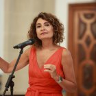 La vicepresidenta primera del Gobierno de España, María Jesús Montero, en un acto en Rota (Cádiz).
ROCIO RUZ / EUROPA PRESS
21/8/2024