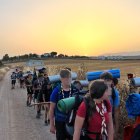 Un grupo de jóvenes scouts de Andalucía realizan una actividad.