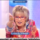 TVE recuperó el día en que María Teresa Campos llamó "gilipollas" en directo a Paolo Vasile.