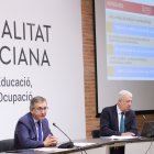 El conseller de Educación, José Antonio Rovira presenta lo que será el inicio del próximo curso.