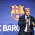 Joan Laporta, en un acto del Barcelona.