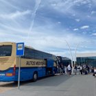 Autobús que presta servicio en el aeropuerto de Castellón