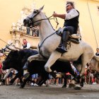 Uno de los momentos de la Segunda Entrada de Toros y Caballos