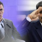 Pedro Sánchez junto a Nicolás Maduro