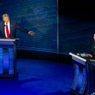 Trump y Harris, en el debate de la semana pasada.