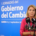 La vicepresidenta y consellera de Servicios Sociales, Igualdad y Vivienda, Susana Camarero