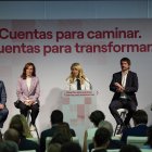 La vicepresidenta del Gobierno y ministra de Trabajo, Yolanda Díaz, presenta las propuestas de Sumar para los Presupuestos Generales del Estado junto al ministro de Derechos Sociales, Consumo y Agenda 2030, Pablo Bustinduy, la ministra de Sanidad, Mónica García, el ministro de Cultura, Ernest urtasun y la ministra de Juventud e Infancia, sira Rego, en el Colegio de Arquitectos de Madrid, a 16 de septiembre de 2024, en Madrid (España). El partido expone hoy las principales propuestas que quiere incluir en el futuro anteproyecto de Presupuestos Generales para 2025.

Jesús Hellín / Europa Press
16/9/2024