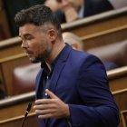 El portavoz de ERC en el Congreso, Gabriel Rufián