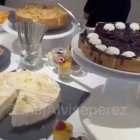 Tartas del desayuno buffet del Parlamento Europeo