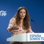 La vicesecretaria de Sanidad y Educación del PP, Ester Muñoz