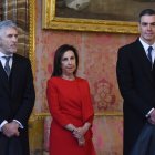 Fernando Grande-Marlaska, Margarita Robles y Pedro Sánchez