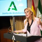 La consejera de Economía, Hacienda y Fondos Europeos y portavoz del Gobierno andaluz, Carolina España.