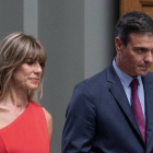 Pedro Sánchez junto a su esposa Begoña Gómez