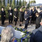 Felipe VI, Letizia, Elena y Cristina en el funeral de Constantino de Grecia.