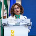 La vicepresidenta primera del Gobierno y ministra de Hacienda, María Jesús Montero