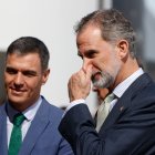 Pedro Sánchez y Felipe VI