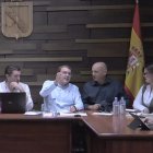 Imagen del pleno en el ayuntamiento de Rus, Jaén.