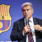 Joan Laporta, durante un acto del Barcelona.