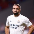 Dani Carvajal, durante un partido con el Real Madrid.