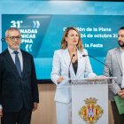 Begoña Carrasco, alcaldesa de Castelló, en la presentación de las jornadas