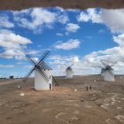 Molinos en El Pedernal