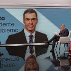 Pedro Sánchez, en una de sus entrevistas en TVE.