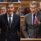 Pedro Sánchez y Feijóo durante la sesión de control al Gobierno en el Congreso

EDUARDO PARRA / EUROPA PRESS
19/6/2024