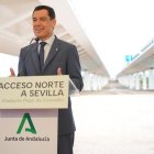 El presidente de la Junta de Andalucía, Juanma Moreno.